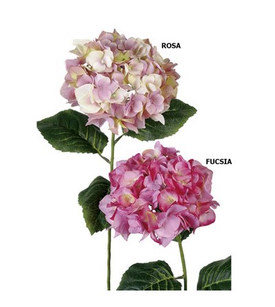 FLOR HORTENSIA FUCSIA