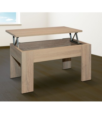 MESA DE CENTRO ELEVABLE CAMBRIA 90x50