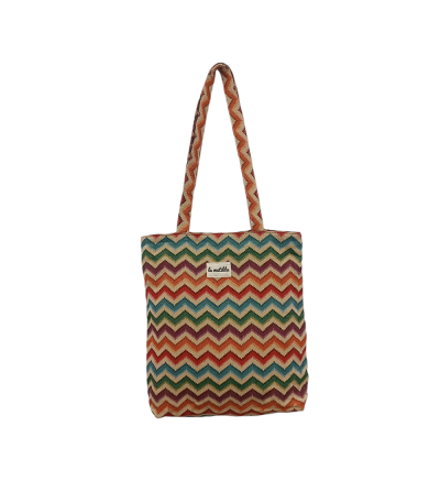 BOLSA TELA ZIGZAG COLORES