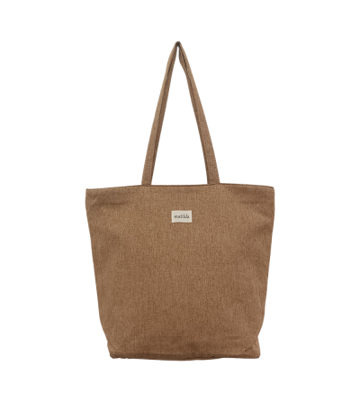 BOLSA TELA CAMEL GRANDE