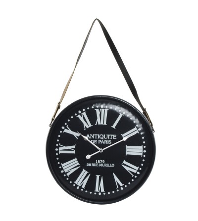 RELOJ DE PARED NEGRO